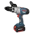 Factory-Reconditioned Bosch 17618-01-RT 18-Volt 1/2-Inch Brute Tough Litheon Hammer Drill/Driver with 2 Fat Batteries