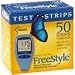 Therasense Freestyle Free Style Flash Test Strips, 50/box, Exp: 1yr min