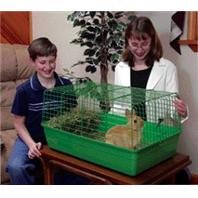 Peters Bunny Loft Rabbit Cage, Large Green