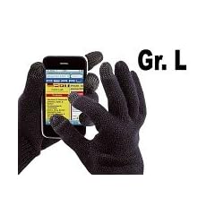 Touchscreen-Handschuhe kapazitiv "L" f�r iPad, iPhone, iPod Touch u.a.