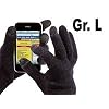 Touchscreen-Handschuhe kapazitiv "L" f�r iPad, iPhone, iPod Touch u.a.