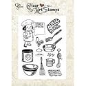 Small Clear Art Stamps: Little Chef