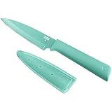 Kuhn Rikon Colori+ Paring Knife, 4", Teal