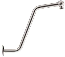 Danze D481116BN 13-Inch S-Shape Shower Arm, Brushed Nickel