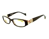 Ed Hardy Eyeglasses frame EH 0728 B Tortoise Acetate - Rhinestones Havana