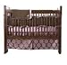 Fawn: Bedding Crib Sheet - Zinnia Roll - Brown/Pink