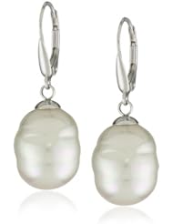 Majorica 12mm Baroque Pearl Drop Earrings