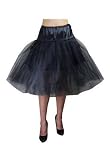 Organza Net and Satin Petticoat Underskirt Perfect Rockabilly Burlesque Gothic In Sizes 10 - 34