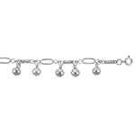 Sterling Silver Anklet w/ Chime Balls