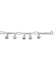 Sterling Silver Charm Bracelet w/ Chime Balls
