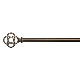 Umbra Celtic 28 to 48-Inch Curtain Rod, Antique Bronze by Umbra