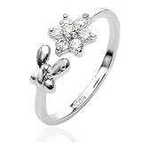 925 Sterling Silver Toe Ring CZ