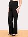 Maternity Pants - Motherhood Maternity: Side Panel Belly Inserts Bi-stretch Suiting Stretch Fabric Fit And Flare Maternity Pants
