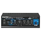 Pyle HOME PTAU45 Mini 2x120 Watt Stereo Power Amplifier with USB/CD/AUX Inputs