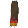 Gypsy Pencil Handmade Skirt for Women Cotton Casual Clothes Size 18