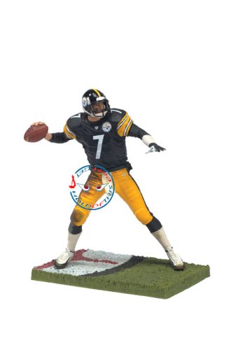 Mcfarlane Ben Roethlisberger Pittsburgh Steelers Black Jersey Rookie Figure