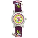 Chipie - 5208802 - Montre Fille - Quartz Analogique - Cadran Multicolore - Bracelet Tissu Violet