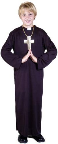 Child's Priest Halloween Costume (Large 11-14)