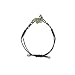 14K White Gold 0.06 ct. Diamond with 3/4 ct. Tsavorite Fish Bracelet