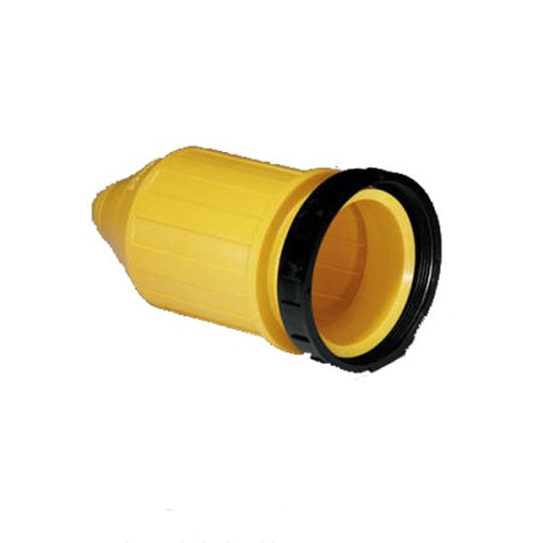 Marinco 7715CRN Weatherproof Cover with Threaded Ring for Marinco Marine Electrical 50 Amp Connectors
