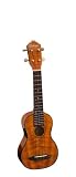 Ortega RUE10FMH Sopran Ukulele, mit Tonabnehmer, geflammtes Mahagoni