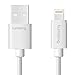 Lumsing Lightning to USB Cable Apple Certified Sync and Charging Cord(3.3 Feet/1M) with Ultra Compact Connector Head for iPhone, iPod and iPad(White)