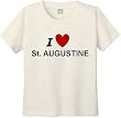 I LOVE St. AUGUSTINE - BigBoyMusic Youth Designs - White T-shirt