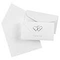 Linked Heart Gratuity Envelopes - White