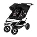 Mountain Buggy Duet Double Buggy Stroller, Black/Flint