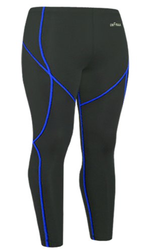 emFraa Men Women Skin Tights Compression Leggings Cycling Base layer Pants M