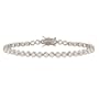 Sterling Silver Bezel-Set CZ Classic Tennis Bracelet
