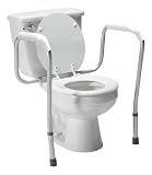 Toilet Safety Rails /Toilet Frame Guard Hand Rail Arms Bar FREE SHIPPING