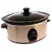3.5 Litre Oval Slow Cooker in Brushed Stainless Steel