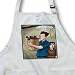 Bagpipes - BLACK Full Length Apron With Pockets 22w X 30l