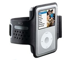 Electronics: Belkin Sport Armband Plus for iPod classic 6G  Midnight Blue 