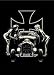 Artist Marco Almera Psychobilly Skeletons Rat Rod Fridge Magnet