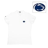 Penn State Nittany Lions NCAA Classic Pique Polo Shirt for Women (White)