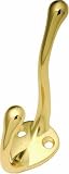 Hickory Hardware P27120-PB 5/8-InchUtility Hook, Polished Brass