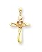 14k AA Diamond Cross Pendant