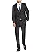 Gino Valentino Men's Two Button Side vents Jacket 2 Piece Modern Suit