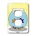 Rich Diesslins Out to Lunch Cartoons - OTL - Fishbowl Fish fish suggesting marbles as a fun game to play again and again - Light Switch Covers - 2 plug outlet cover