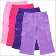 Infant Girls Corduroy Pull On Cargo Pants