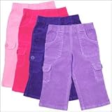 Infant Girls Corduroy Pull On Cargo Pants