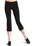 Capezio Women's Capri Pant,Black,X-Large