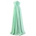 DRESSTELLS Sweetheart Bridesmaid Chiffon Prom Dresses Long Evening Gowns for Juniors Size 6 Mint Green