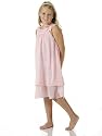Baby Pink Double-layered Tiered Skirt Short Dress