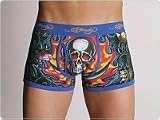 Ed Hardy Sword Skull Trunk Turquoise