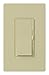 Lutron Diva Dimmer Switch for Incandescent Bulbs, 600-Watt/Single-Pole, DV-600P-IV, Ivory