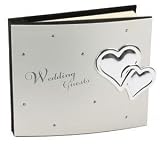 Crystal Heart Wedding Guest Book - Wedding Gift