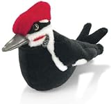 Pileated Woodpecker - Audubon Plush Bird (Authentic Bird Sound)